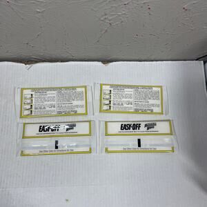 Easy-Off Heat Activated Microwave Cleaning Towelettes Discontinued Lot Of 4‎